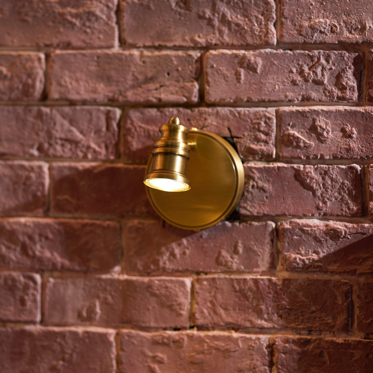 Messing Wandlamp met Verstelbare Spots Brons Vintage Spotverlichting Hal Woonkamer Eetkamer Zwenkbaar | Sulvida