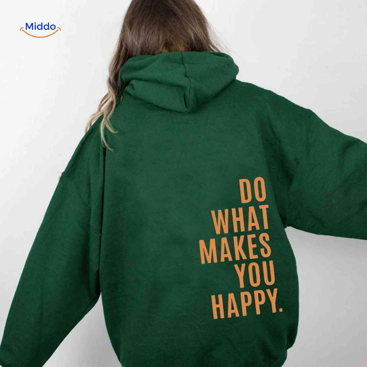 Oversized Hoodie met Motiverende Print Comfortabel Katoenen Sweater Streetwear Stijl Casual Unisex Mode | Sulvida