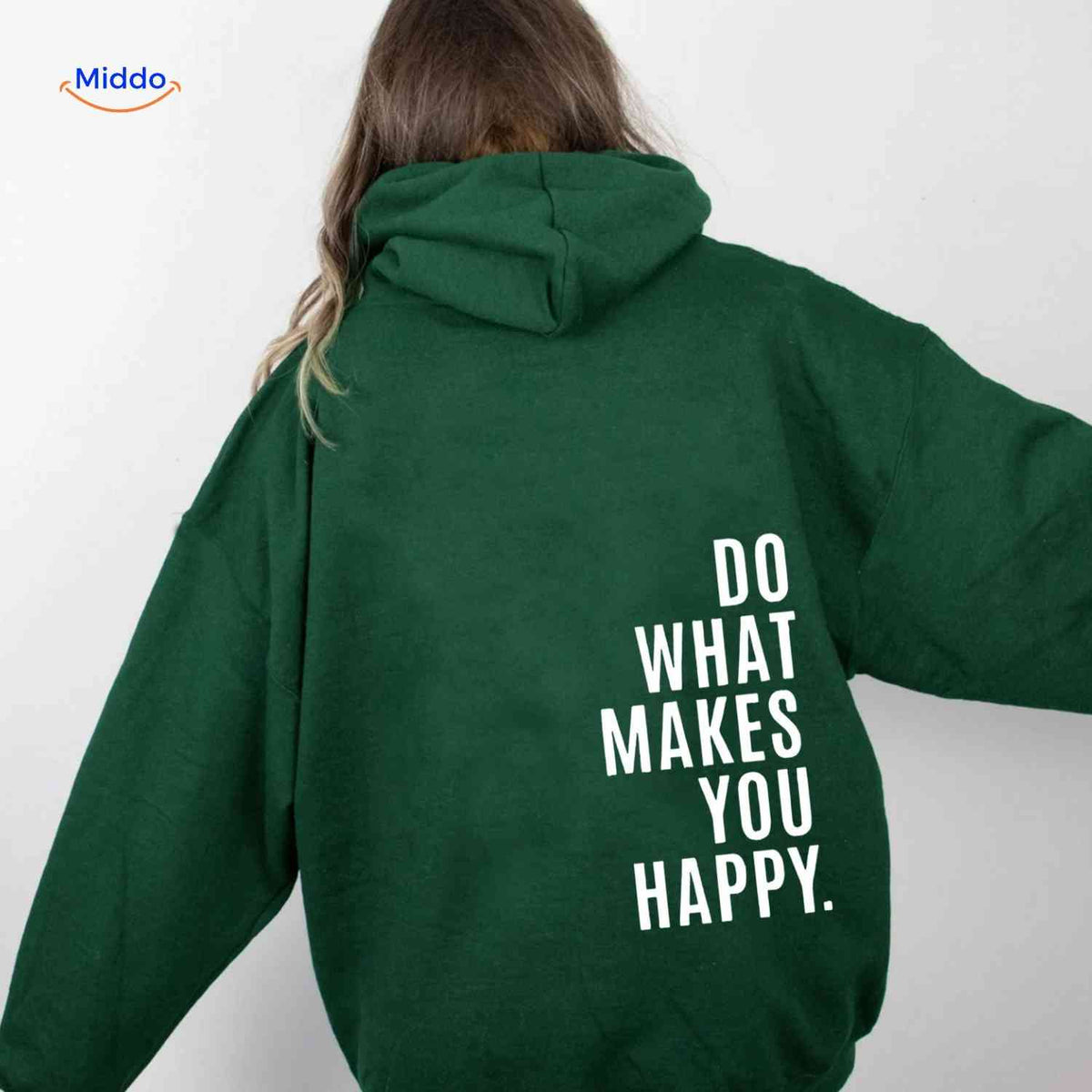 Oversized Hoodie met Motiverende Print Comfortabel Katoenen Sweater Streetwear Stijl Casual Unisex Mode | Sulvida