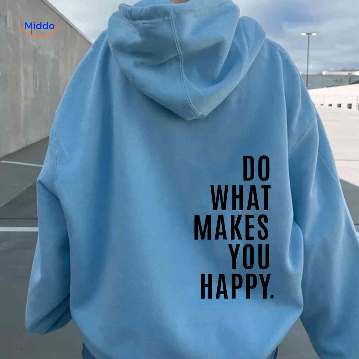 Oversized Hoodie met Motiverende Print Comfortabel Katoenen Sweater Streetwear Stijl Casual Unisex Mode | Sulvida