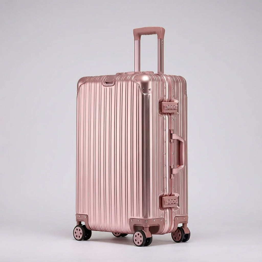 Hardshell Aluminium-Magnesium Reiskoffer Lichtgewicht met 4 Wielen Rolbagage TSA-Slot Handbagage Trolley | Sulvida