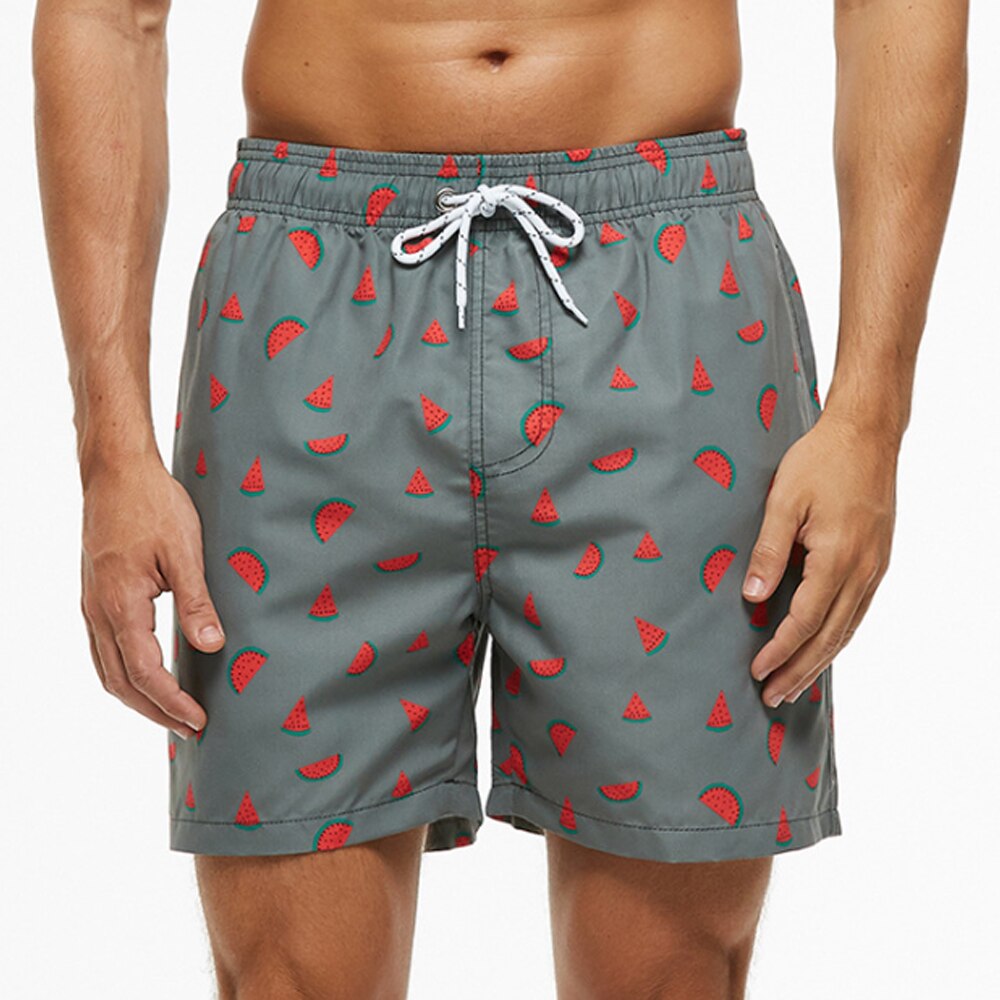 Heren Zwemshort met Tropisch Print en Verstelbaar Koord – Sneldrogende Strandbroek in 9 Varianten voor Zomer en Vakantie | Sulvida