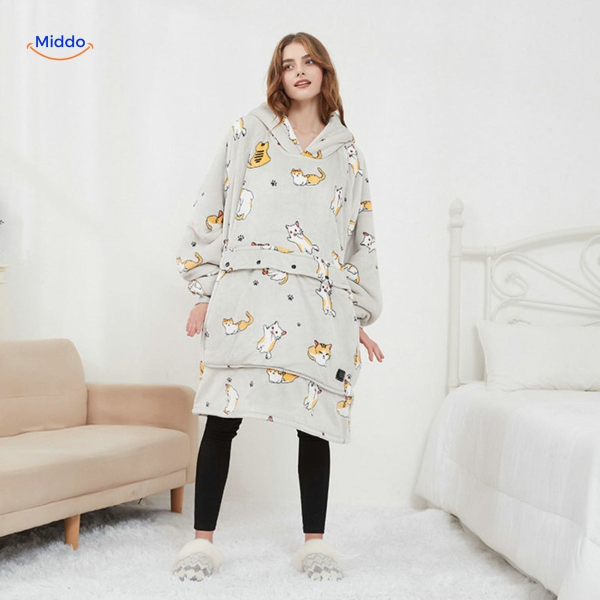Pull chauffant avec chargement USB, 3 zones chauffantes, unisexe, vêtement chaud d'hiver noir, gris et bleu pour l'automne | Sulvida