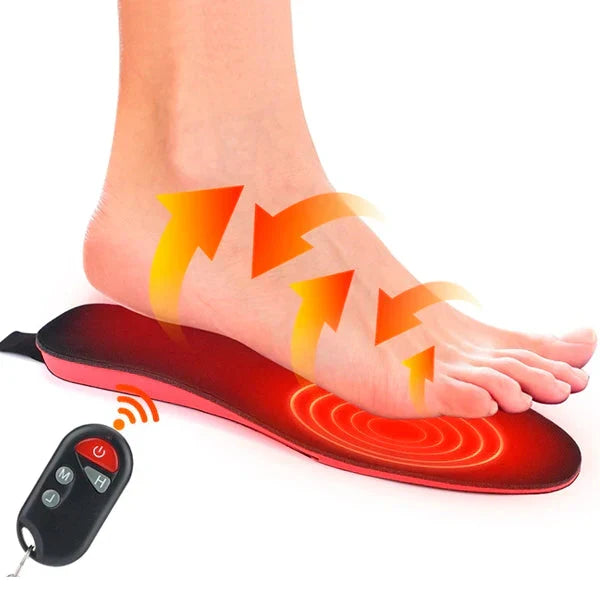 Verwarmbare Inlegzolen Oplaadbaar met Afstandsbediening – Warmhouders voor Koude Voeten Wandelen Winter | Sulvida