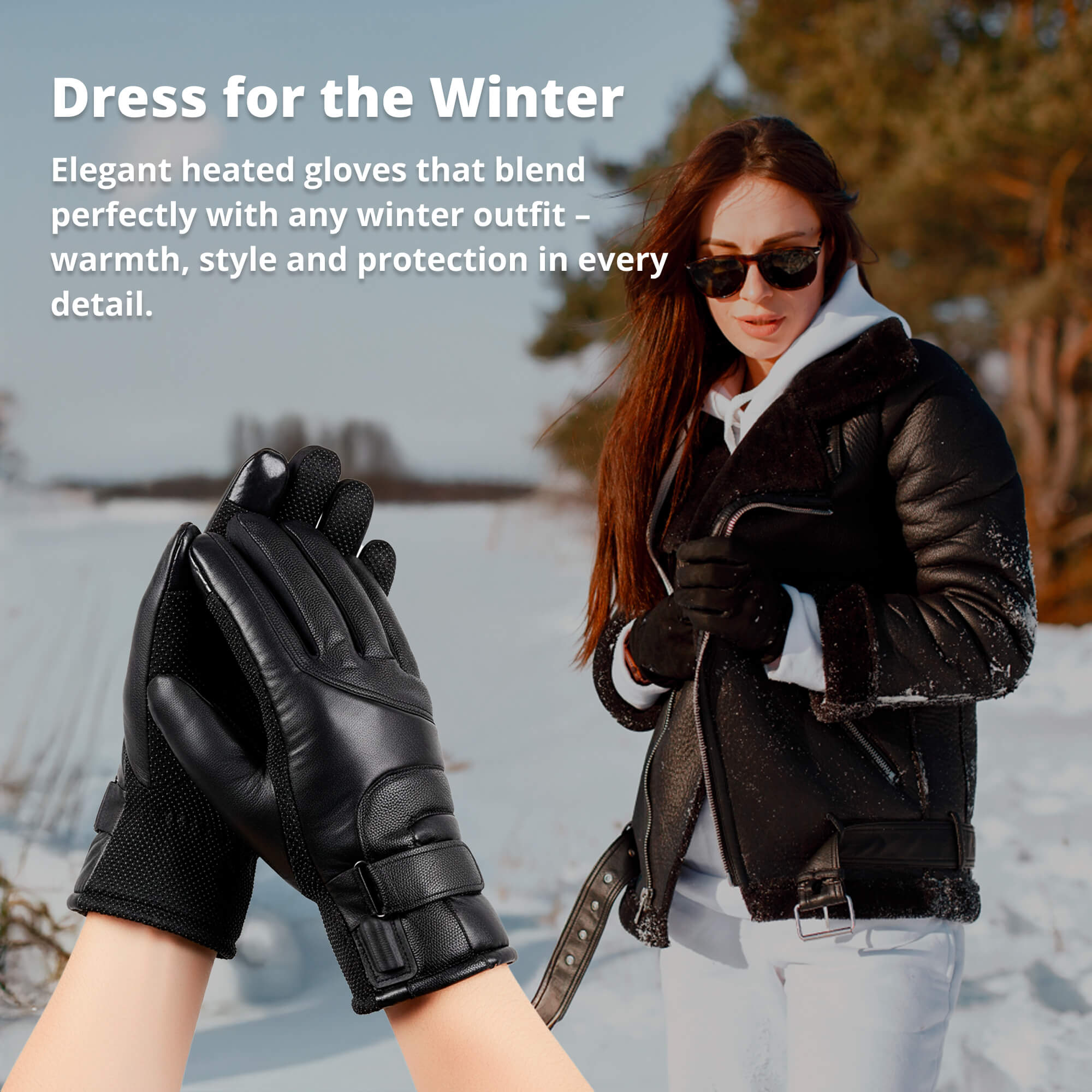 Verwarmde Handschoenen met Touchscreen en USB-Oplaadbaar – Waterdichte Winterhandschoenen voor Dames | Sulvida
