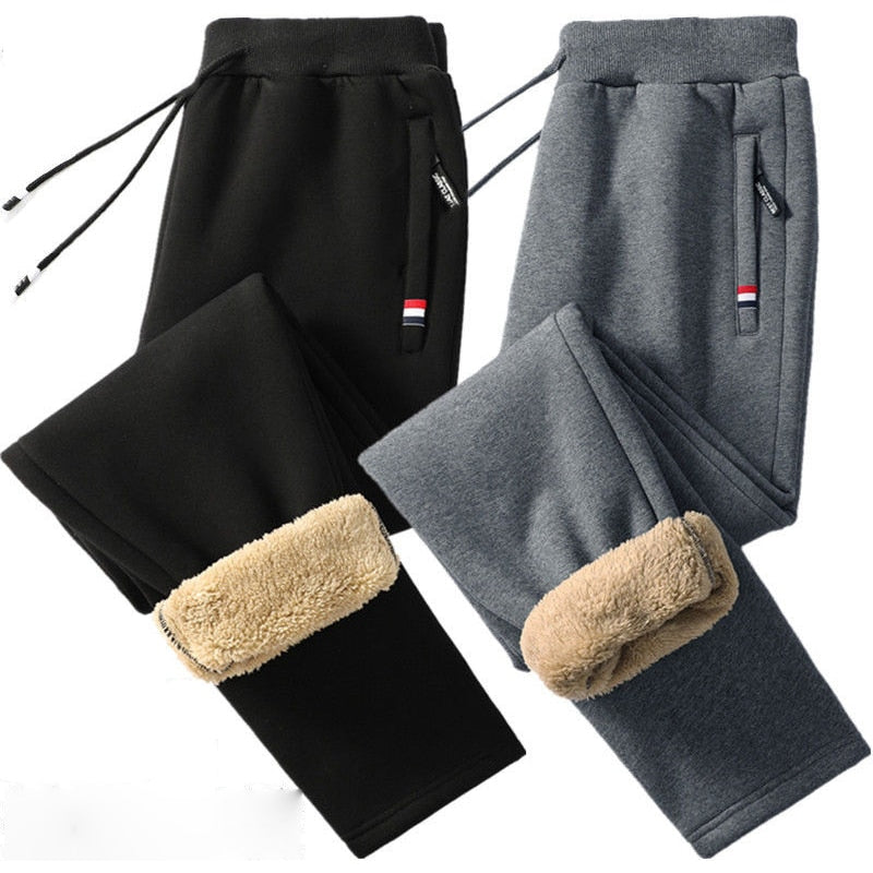 Pantalon thermique homme en polaire, pantalon d’hiver chaud, extensible, respirant et confortable, pantalon de jogging et de sport d’hiver | Sulvida