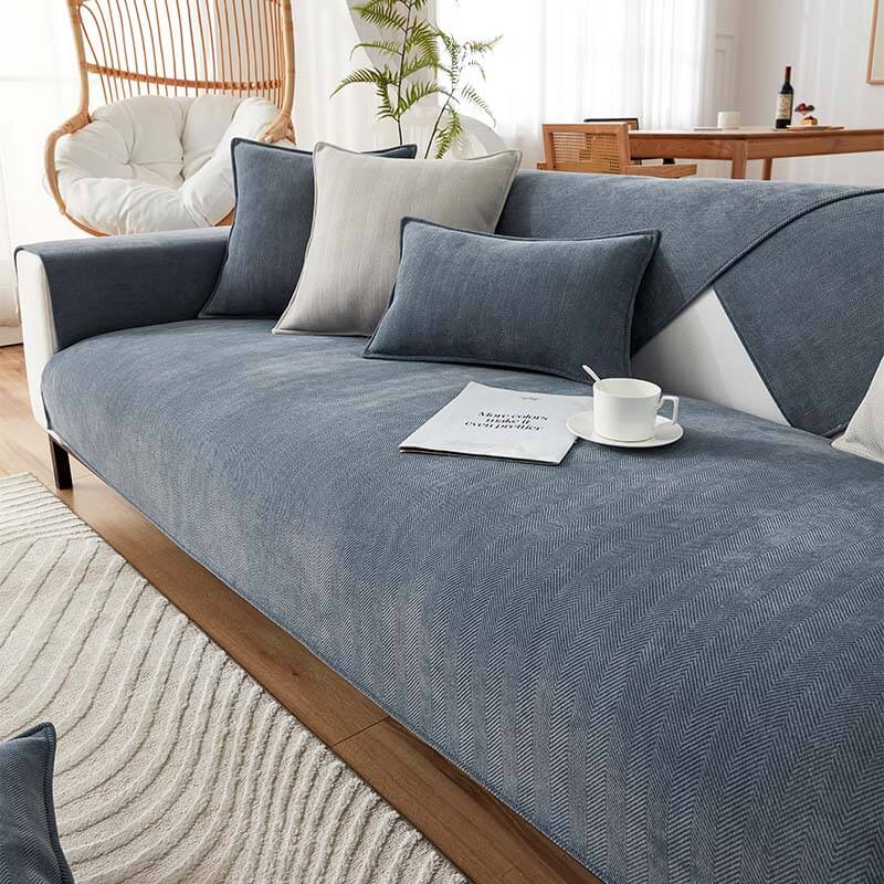 Chenille Bankhoes voor Huisdieren Beschermend Waterafstotend Antislip Bank Sofa Cover Meerdere Maten | Sulvida