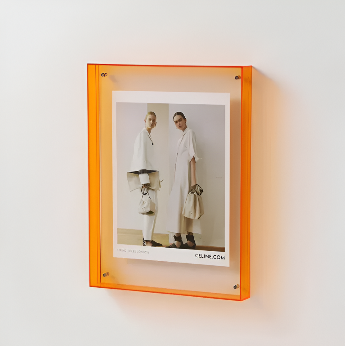 Transparante Acryl Fotolijst Stijlvol Minimalistisch Design Horizontaal Verticaal Modern Interieur Kantoor | Sulvida