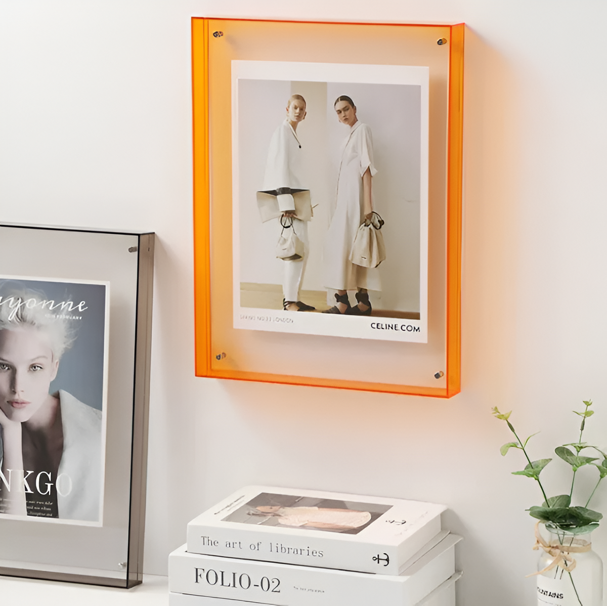Transparante Acryl Fotolijst Stijlvol Minimalistisch Design Horizontaal Verticaal Modern Interieur Kantoor | Sulvida