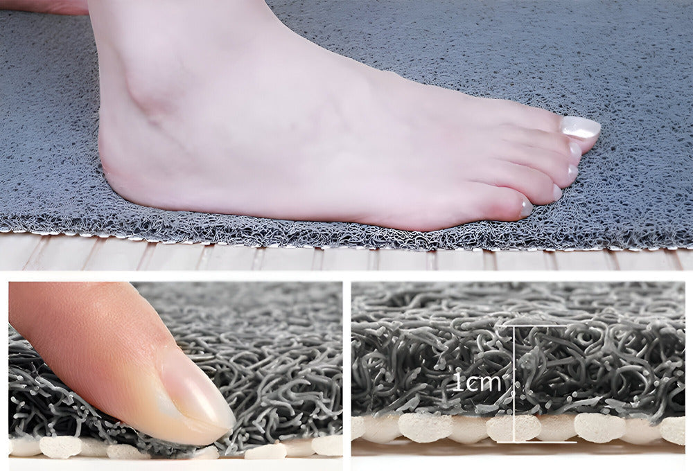Antislip Badmat Kunststof Zacht Comfortabel Douchemat Extra Grip Sneldrogend Schimmelbestendig 40×60 50×80 cm | Sulvida