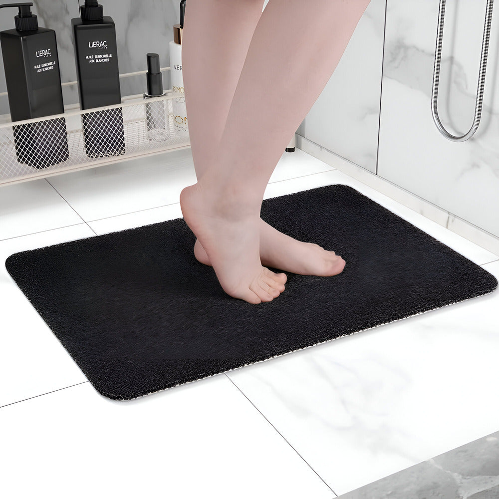 Antislip Badmat Kunststof Zacht Comfortabel Douchemat Extra Grip Sneldrogend Schimmelbestendig 40×60 50×80 cm | Sulvida