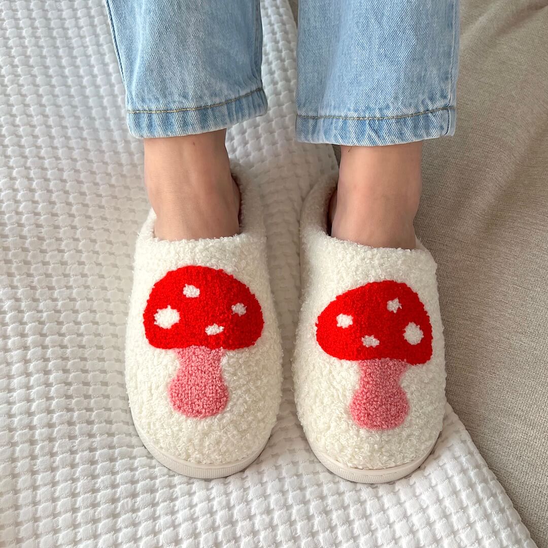 Hartjes Pantoffels Wit Superzacht Comfortabel met Antislip Zolen Perfect voor Binnen Winter Herfst Warm | Sulvida