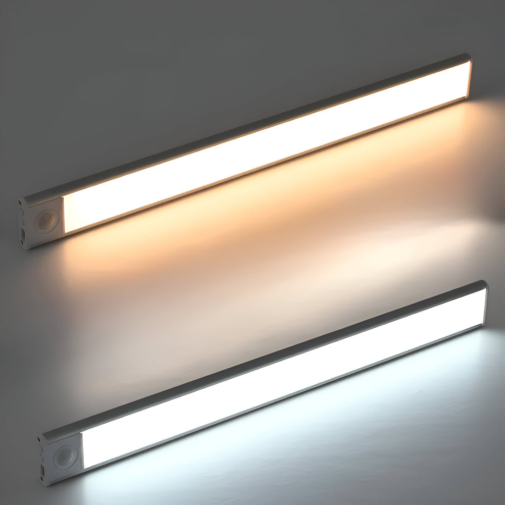 Oplaadbare LED-lamp 30-40 cm met bewegingssensor en USB voor kast of nachtverlichting binnen en buiten | Sulvida