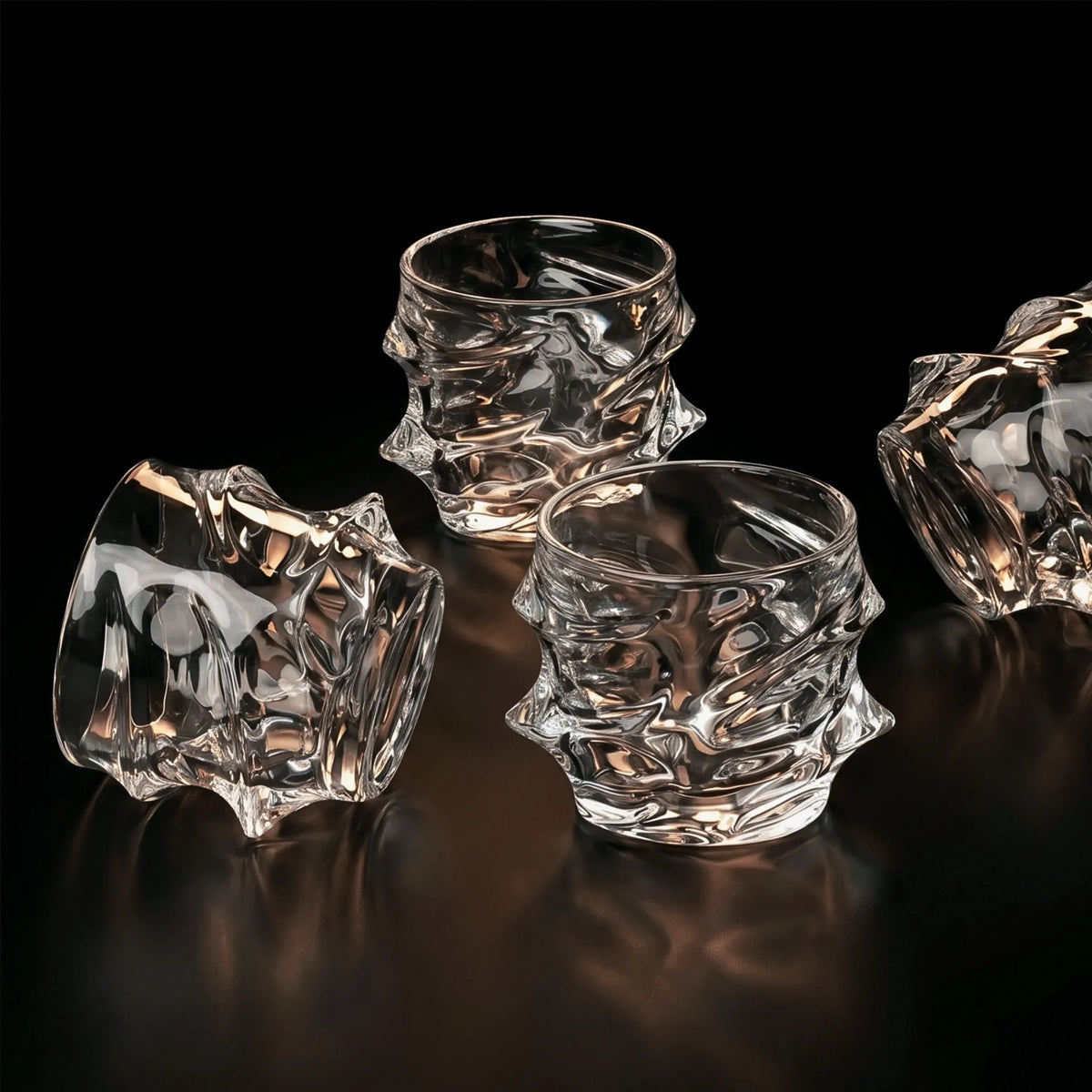 Japans Kristallen Whiskyglas met Geribbelde Structuur voor Optimale Grip Smaakbeleving en Stijlvol Serveren | Sulvida
