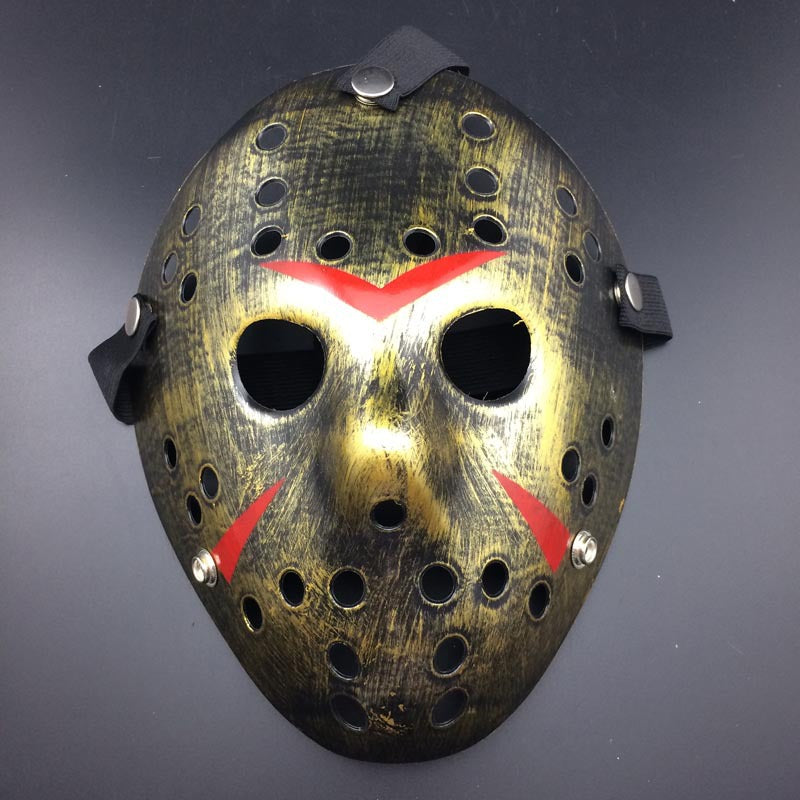 Hockeymasker Halloween Horror voor Volwassenen Themafeest Griezelig Cosplay PVC Masker Verkleedpartij Accessoire | Sulvida