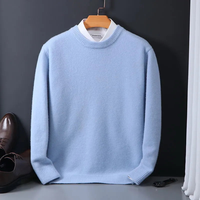 Kasjmier Heren Trui Premium Wol Luxe Pullover Stijlvol Tijdloos Design Comfortabel Casual Chic Warm Gebreid | Sulvida