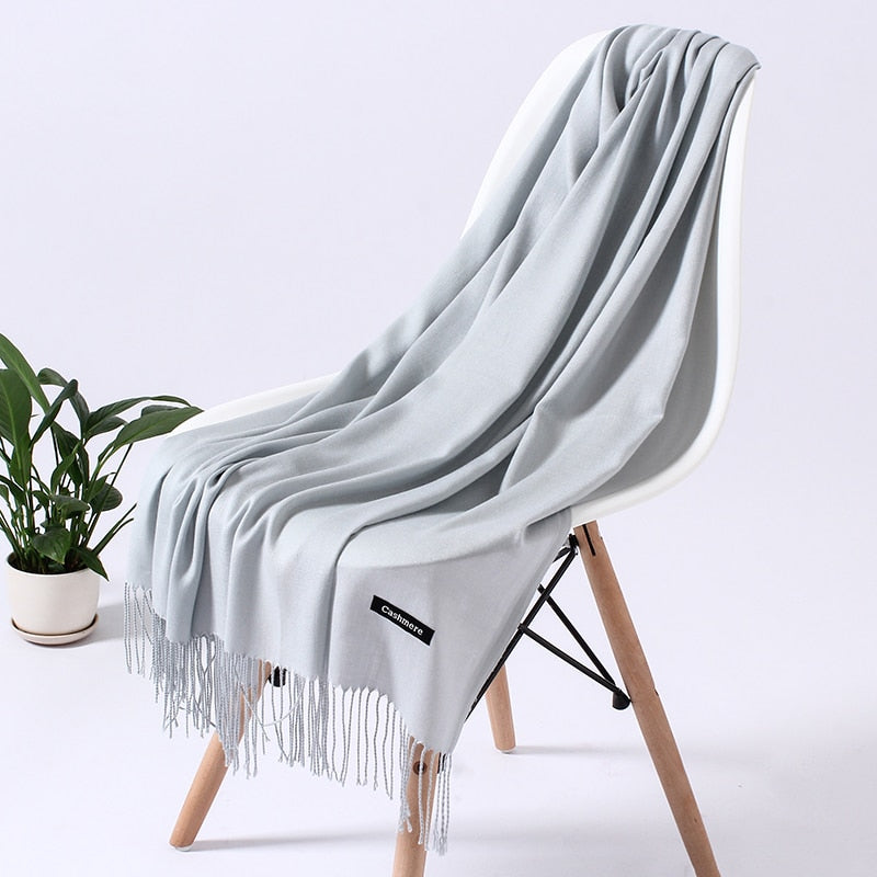 Wintersjaal Dames Polyester Zacht Warm Overslagsjaal Halsdoek Diverse Kleuren Stijlvol Winteraccessoire | Sulvida