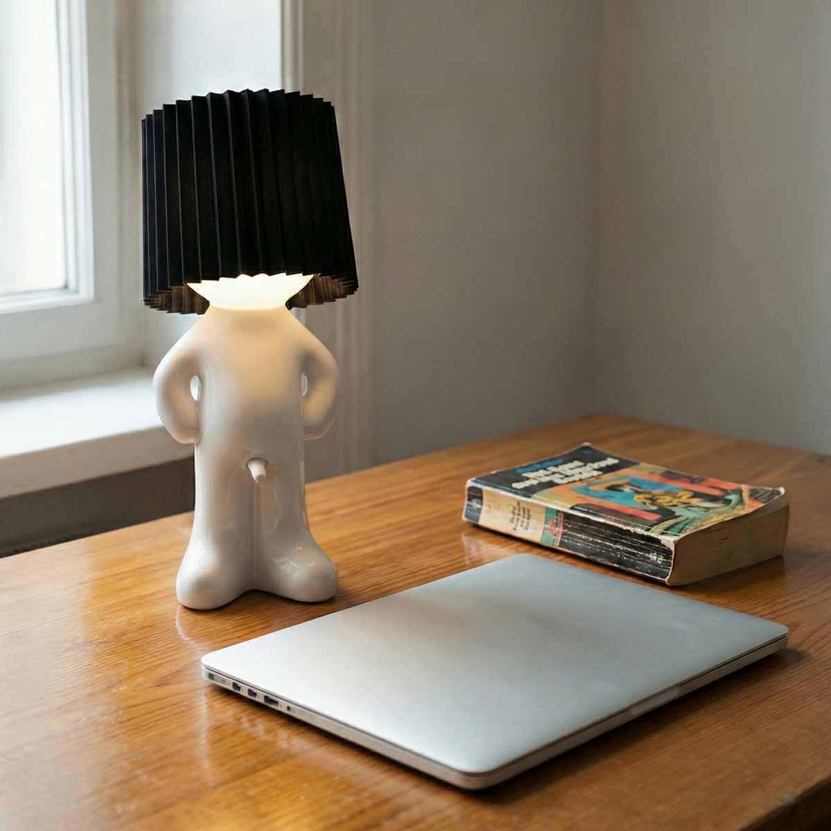 Draadloze LED-tafellamp met dimfunctie 29 cm 3000K warm wit USB-C oplaadbaar sfeerverlichting interieur | Sulvida