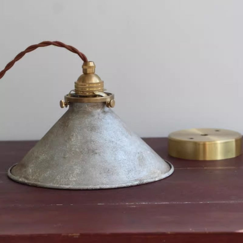 Retro Metalen Hanglamp Conusvorm Keuken Balkon Eetkamer Woonkamer Vintage Industrieel Sfeerlicht Design | Sulvida