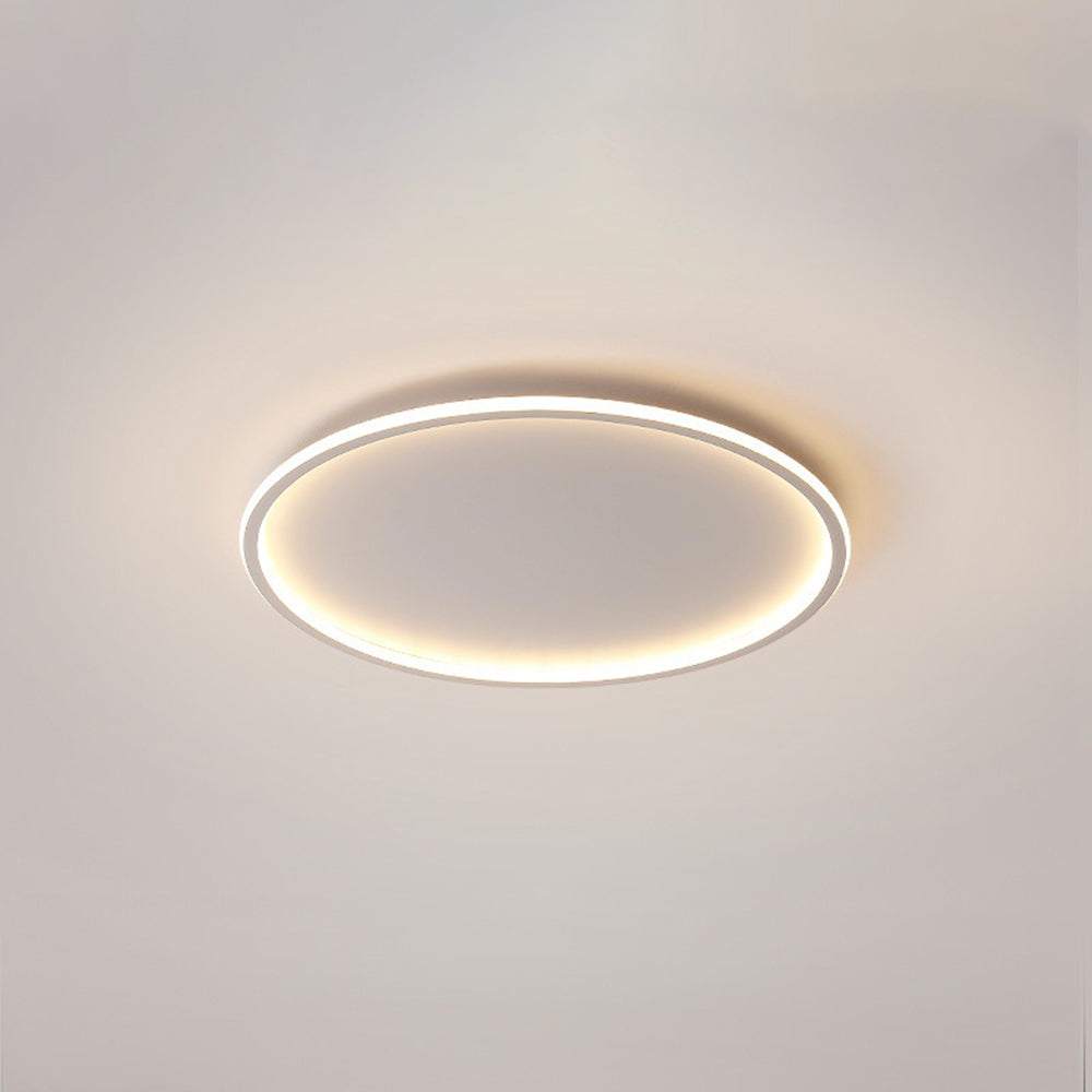 Ronde LED Plafondlamp Modern Dimbaar Zwart Wit Metaal Acryl Woonkamer Slaapkamer 30-50cm Plafondarmatuur | Sulvida