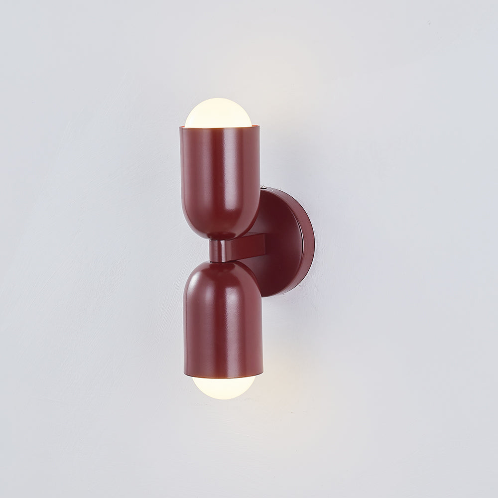 LED Wandlamp Metaal Twee Lichtpunten Decoratief Slaapkamer Woonkamer Wand Verlichting Modern Design Interieur | Sulvida
