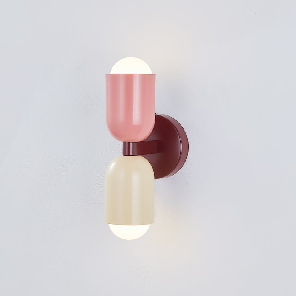 Metalen wandlamp met E27 fitting warm wit licht sfeervol voor woonkamer slaapkamer eetkamer modern design | Sulvida