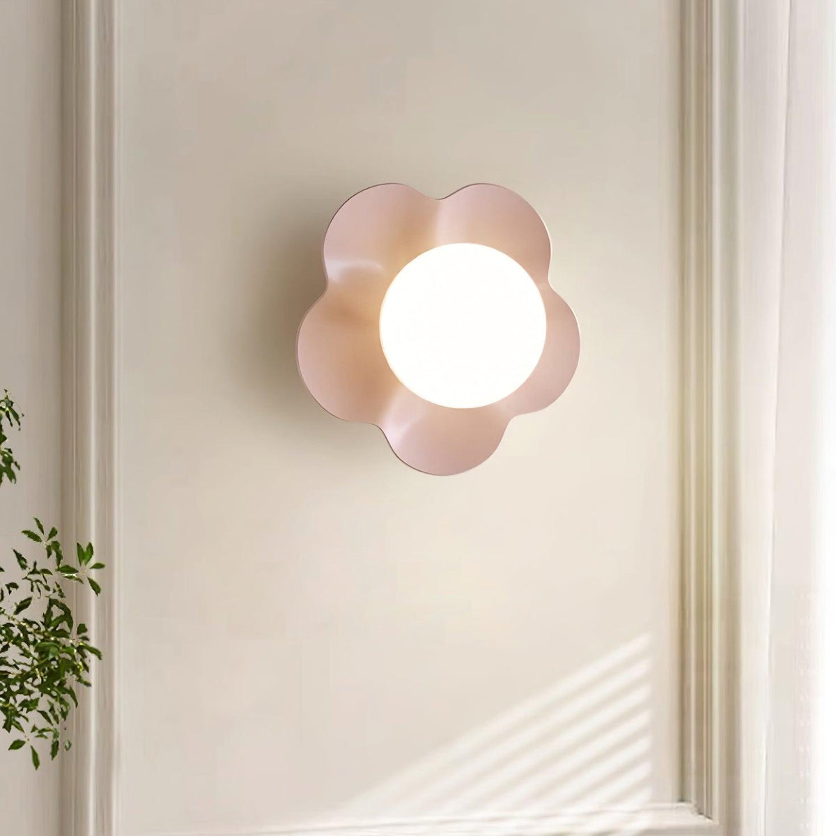 Bloembladwandlamp Glas & Hars G9 Fitting Dimbaar Wit Paars Geel Design Interieurverlichting Wanddecoratie Woonkamer | Sulvida