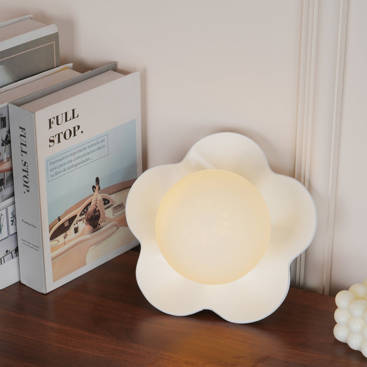 Bloembladwandlamp Glas & Hars G9 Fitting Dimbaar Wit Paars Geel Design Interieurverlichting Wanddecoratie Woonkamer | Sulvida