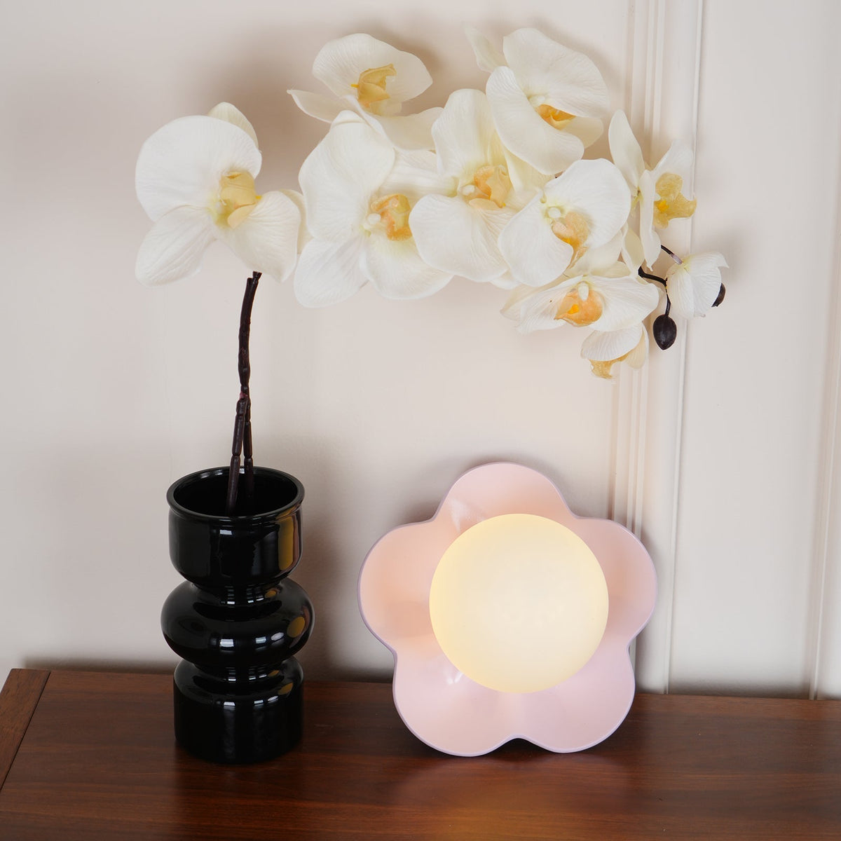 Bloembladwandlamp Glas & Hars G9 Fitting Dimbaar Wit Paars Geel Design Interieurverlichting Wanddecoratie Woonkamer | Sulvida