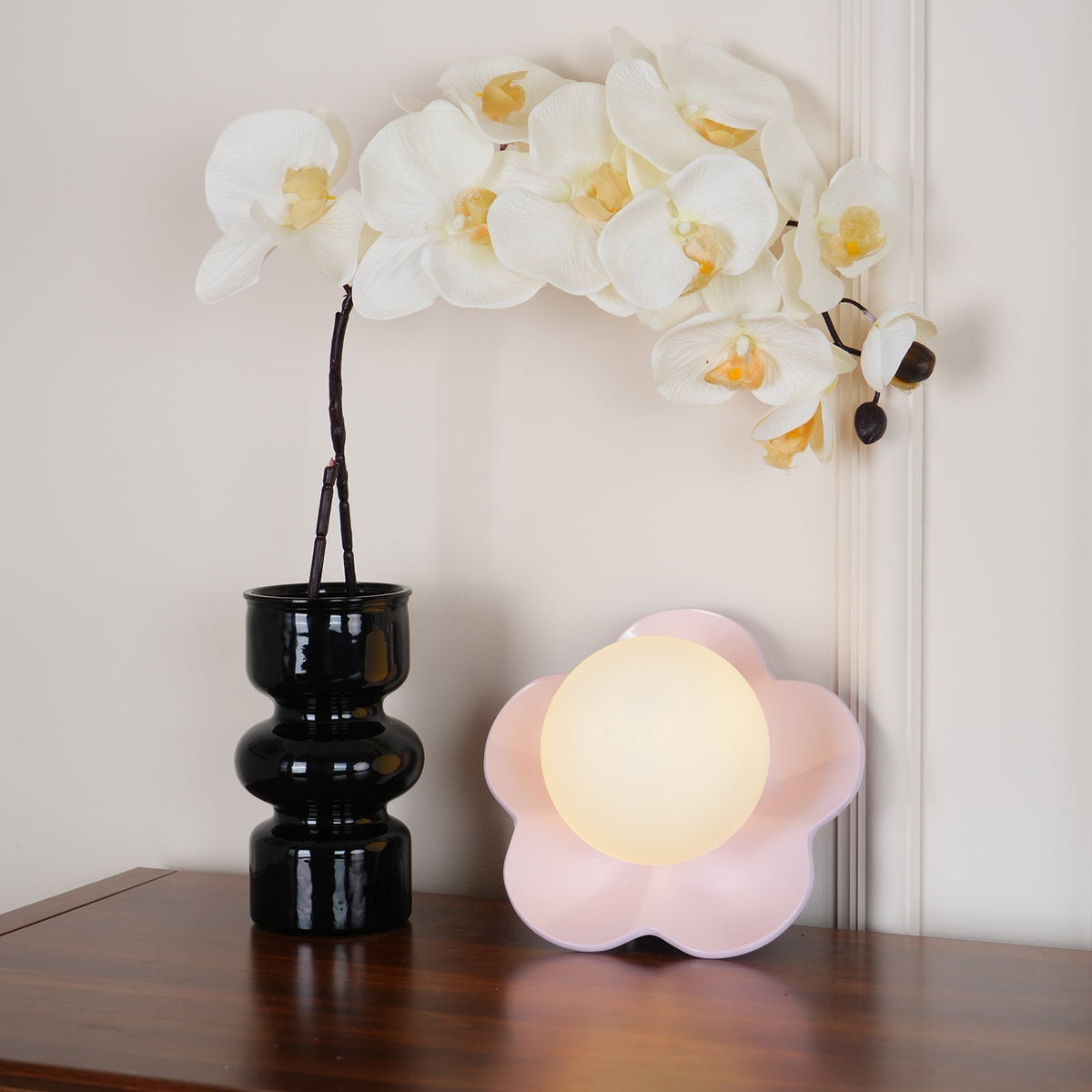 Bloembladwandlamp Glas & Hars G9 Fitting Dimbaar Wit Paars Geel Design Interieurverlichting Wanddecoratie Woonkamer | Sulvida