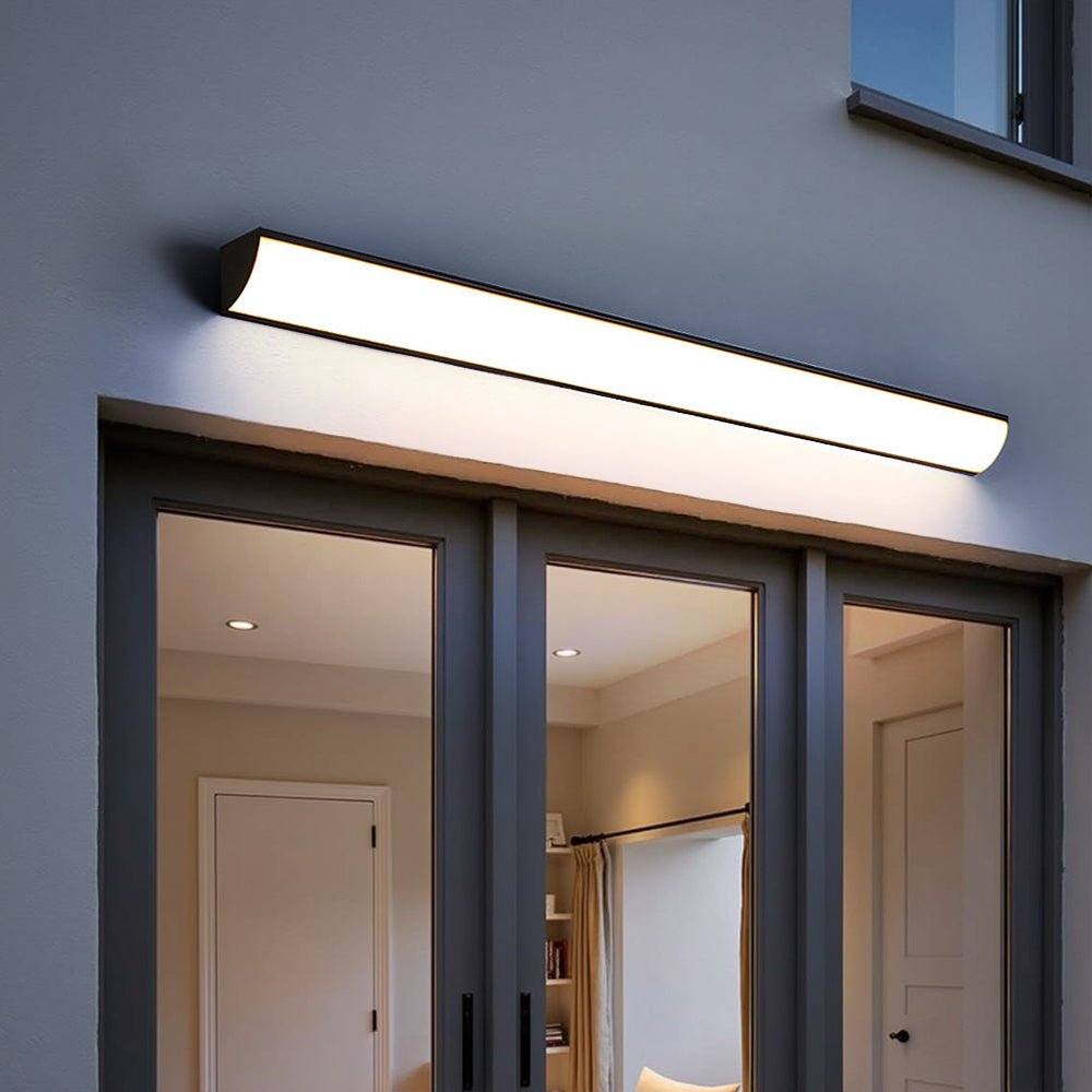 LED Buitenwandlamp Ultradun IP65 Waterdicht Zwart Wit Modern Design 30cm 40cm Tuinverlichting Gevellamp | Sulvida