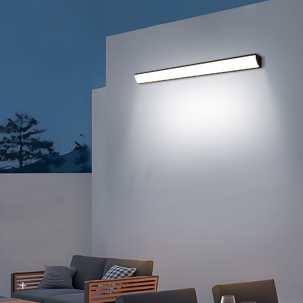 LED Buitenwandlamp Ultradun IP65 Waterdicht Zwart Wit Modern Design 30cm 40cm Tuinverlichting Gevellamp | Sulvida