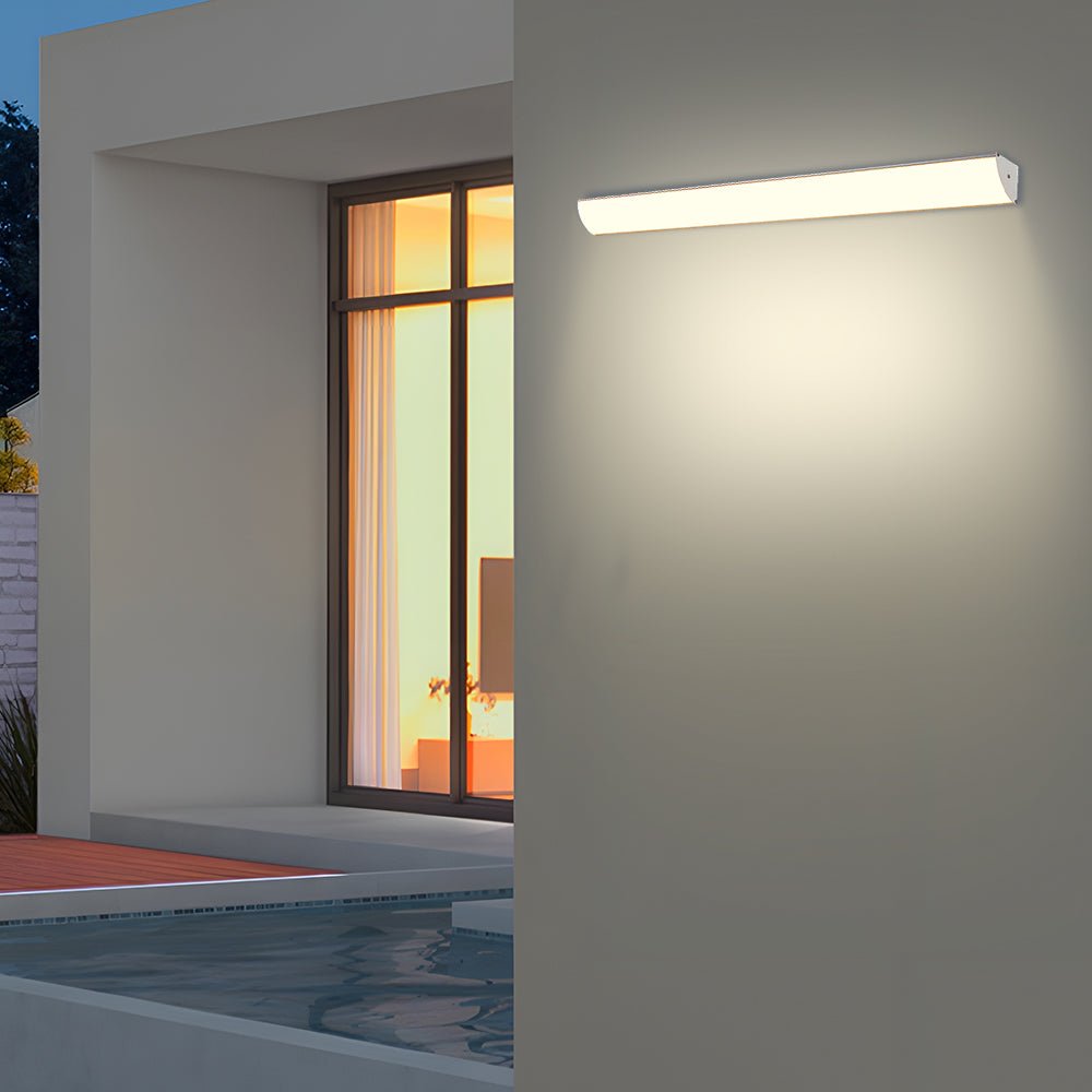 LED Buitenwandlamp Ultradun IP65 Waterdicht Zwart Wit Modern Design 30cm 40cm Tuinverlichting Gevellamp | Sulvida