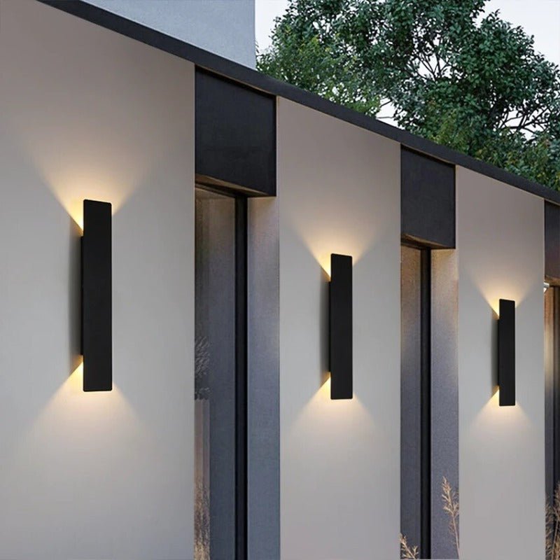 LED Wandlamp Waterdicht Aluminium Zwart Wit Buitenverlichting IP65 Modern Tuinlamp Design Gevel Buiten | Sulvida