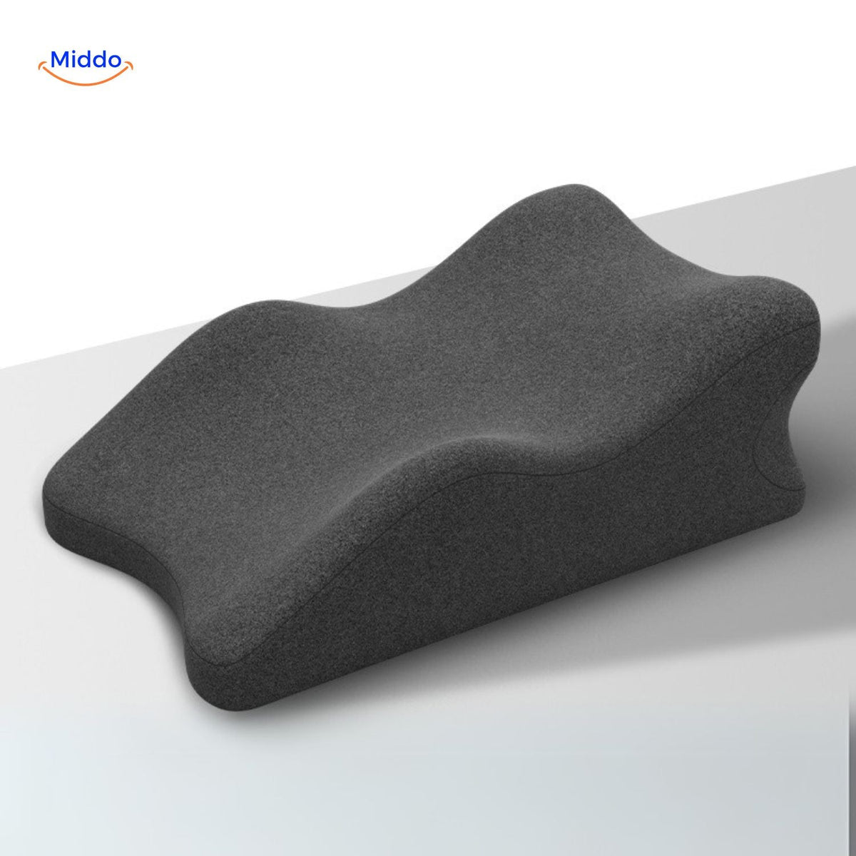 Beenkussen Elevatie Zwangerschap Grijs Comfortverhogend Ondersteunend Orthopedisch Kussen 60x36x24cm | Sulvida