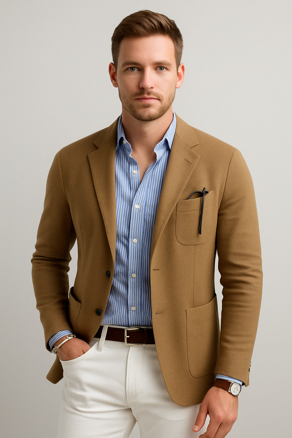 Blazer décontracté léger pour homme, coupe oversize, revers crantés, tenue business casual estivale, 7 couleurs | Sulvida