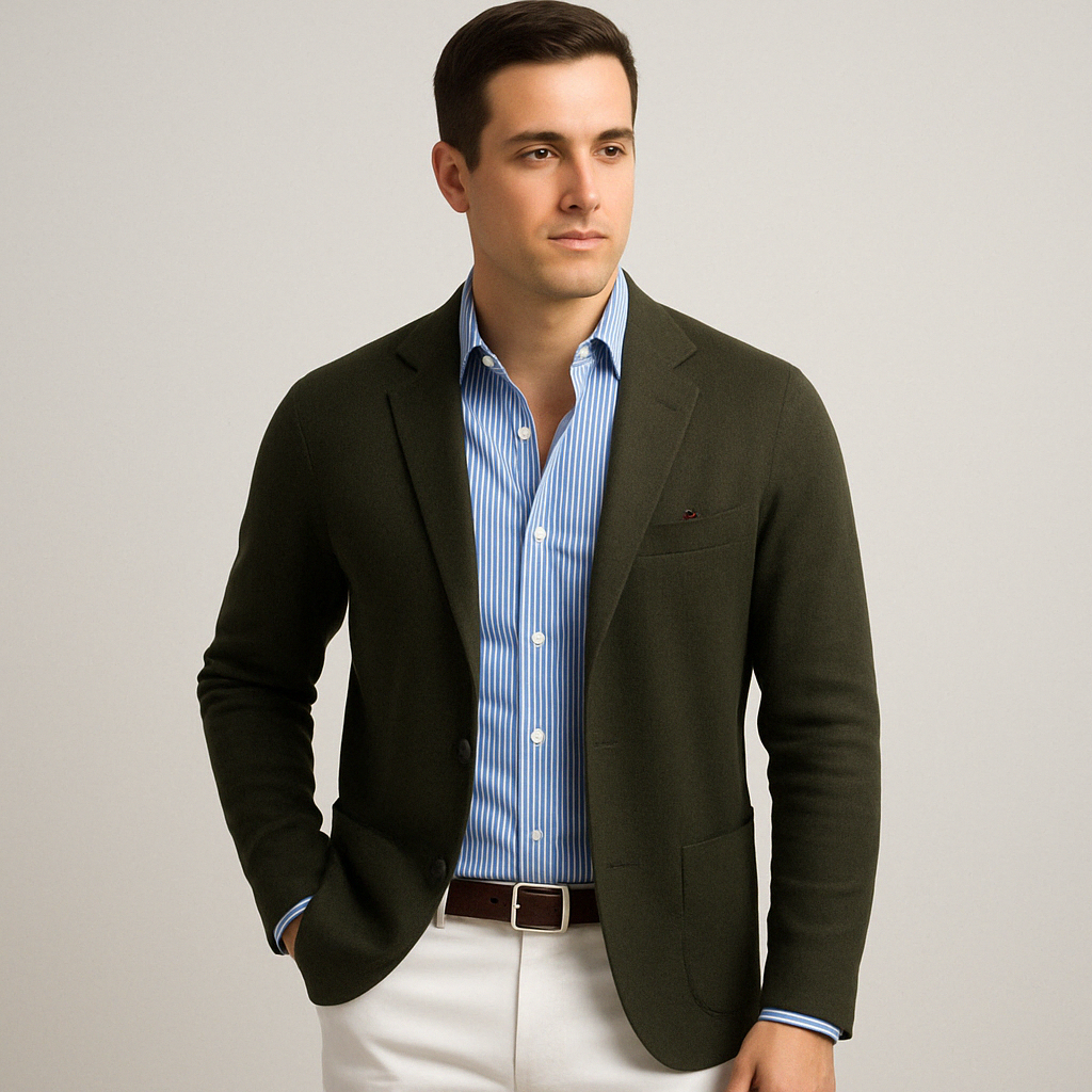 Blazer décontracté léger pour homme, coupe oversize, revers crantés, tenue business casual estivale, 7 couleurs | Sulvida