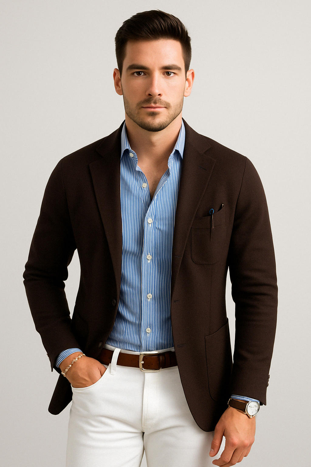 Blazer décontracté léger pour homme, coupe oversize, revers crantés, tenue business casual estivale, 7 couleurs | Sulvida