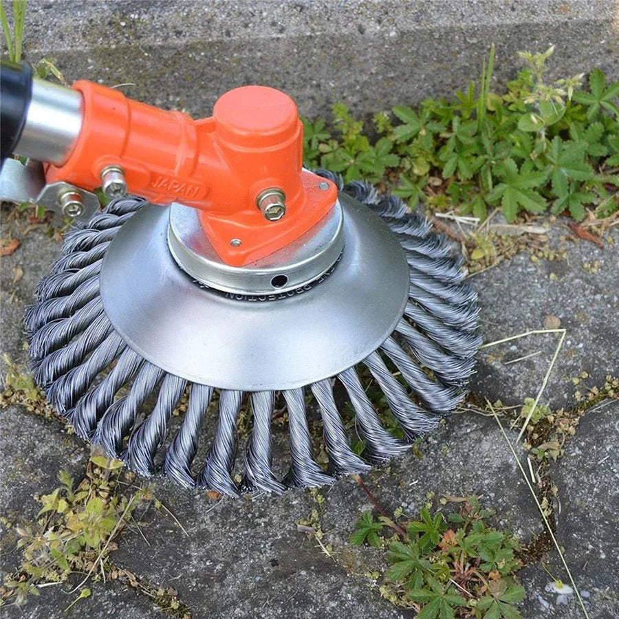 Handgrasmaaier 11,5cm met koolstofstalen snijschijf voor gazononderhoud onkruidverwijdering en tuinverzorging | Sulvida