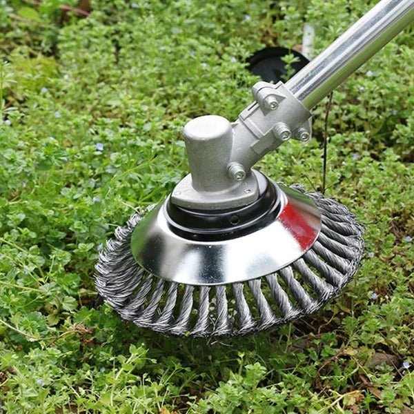 Handgrasmaaier 11,5cm met koolstofstalen snijschijf voor gazononderhoud onkruidverwijdering en tuinverzorging | Sulvida