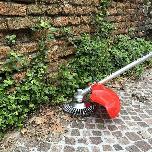 Handgrasmaaier 11,5cm met koolstofstalen snijschijf voor gazononderhoud onkruidverwijdering en tuinverzorging | Sulvida