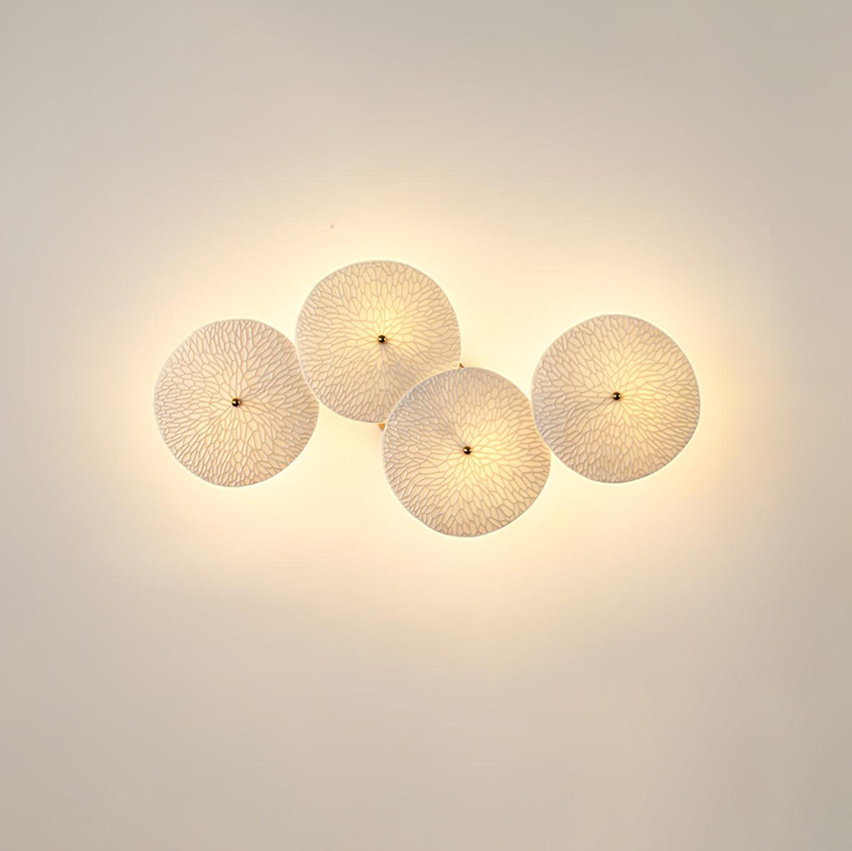 Wandlamp Keramiek Lotusbloem met Metalen Connector voor Slaapkamer Woonkamer Warm Licht Wandverlichting IP20 G4 | Sulvida