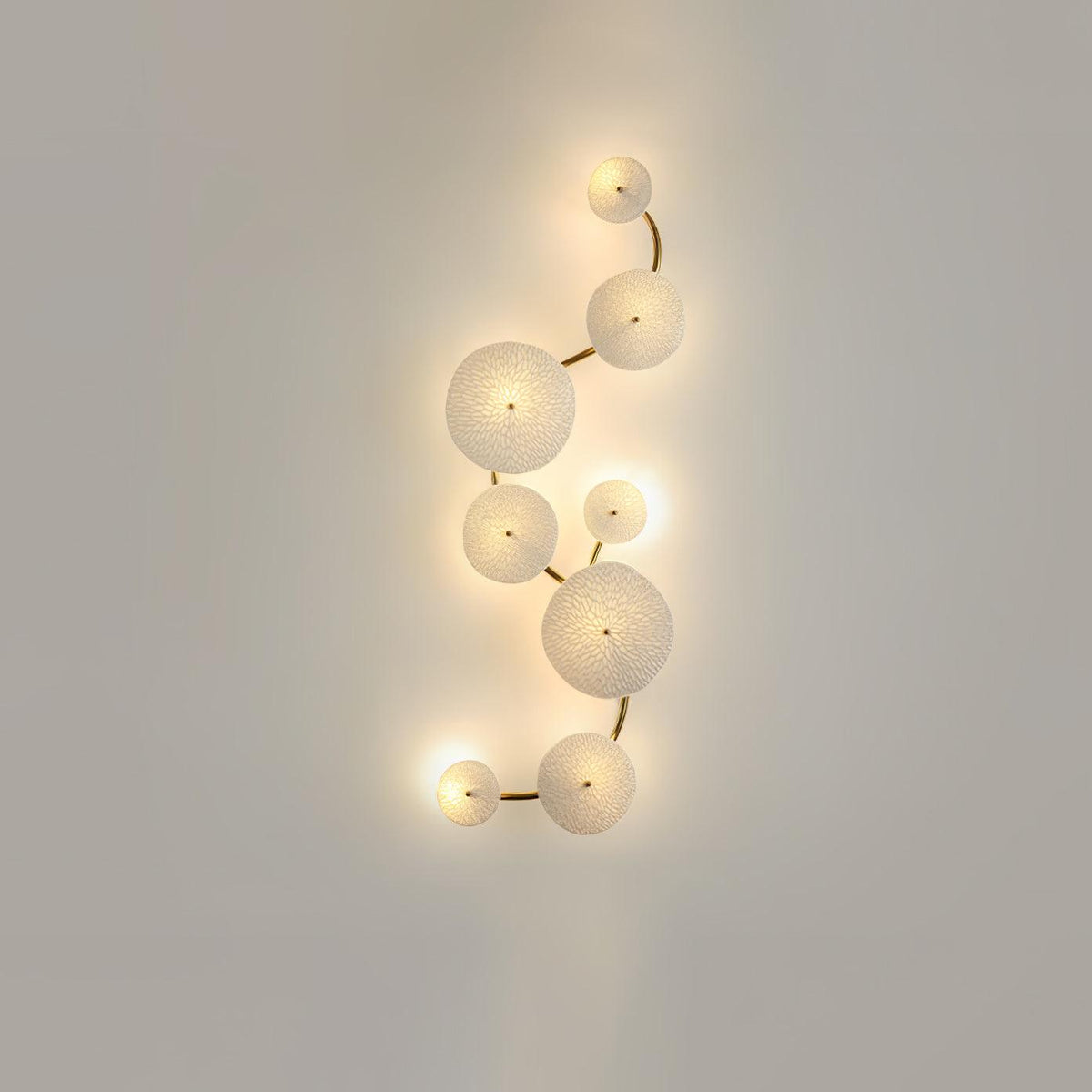 Wandlamp Keramiek Lotusbloem met Metalen Connector voor Slaapkamer Woonkamer Warm Licht Wandverlichting IP20 G4 | Sulvida