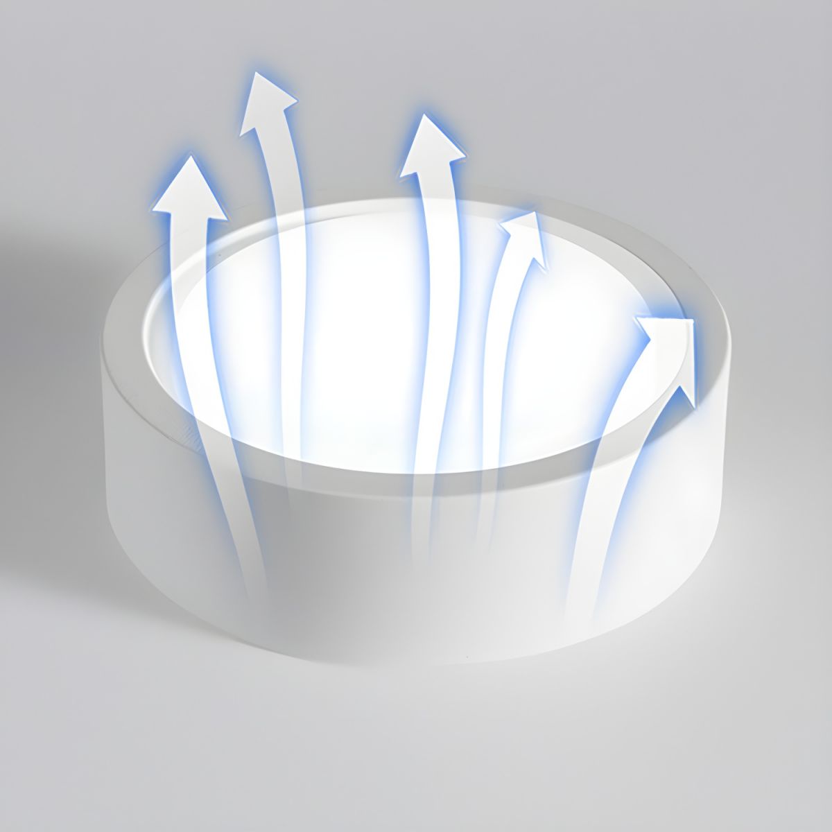 Compacte opbouw plafondlamp rond ijzer LED 7-21W dimbaar wit zwart modern interieur woonkamer slaapkamer | Sulvida