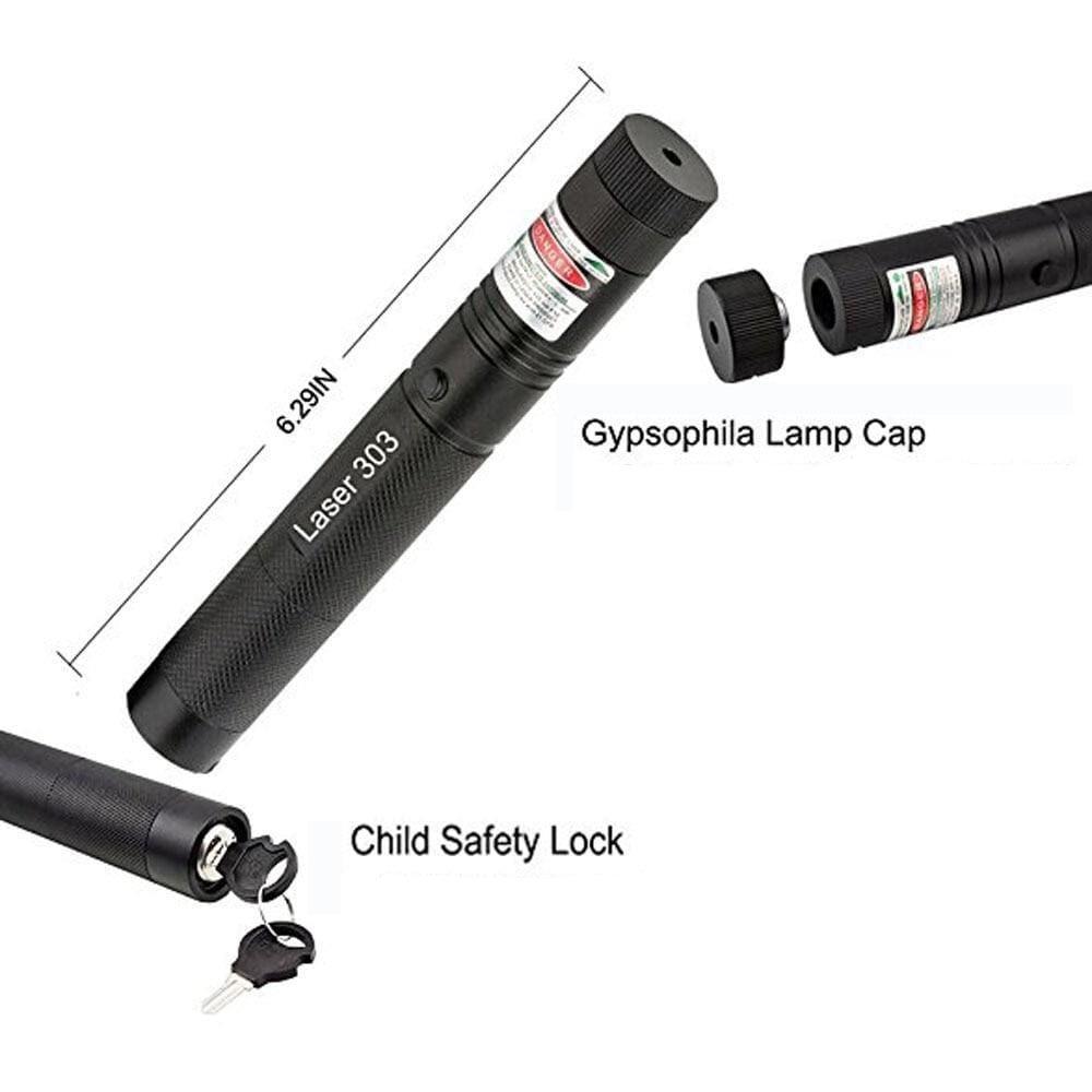 Laserpointer Groen en Rood Professionele Presentatietool Precisie Laserlicht Outdoor Zakformaat Vergadering | Sulvida