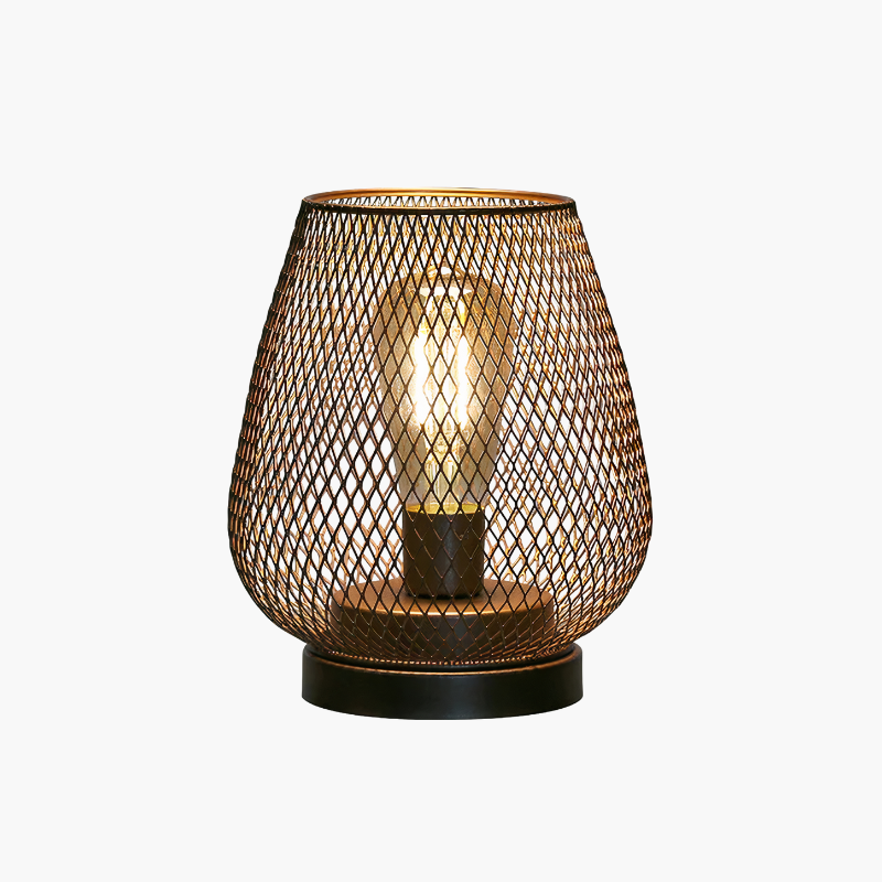 Draadloze LED Lantaarn Luxe Zwarte Tafellamp op Batterijen met Vintage Design Verlichting voor Binnen en Buiten Sfeerlicht | Sulvida