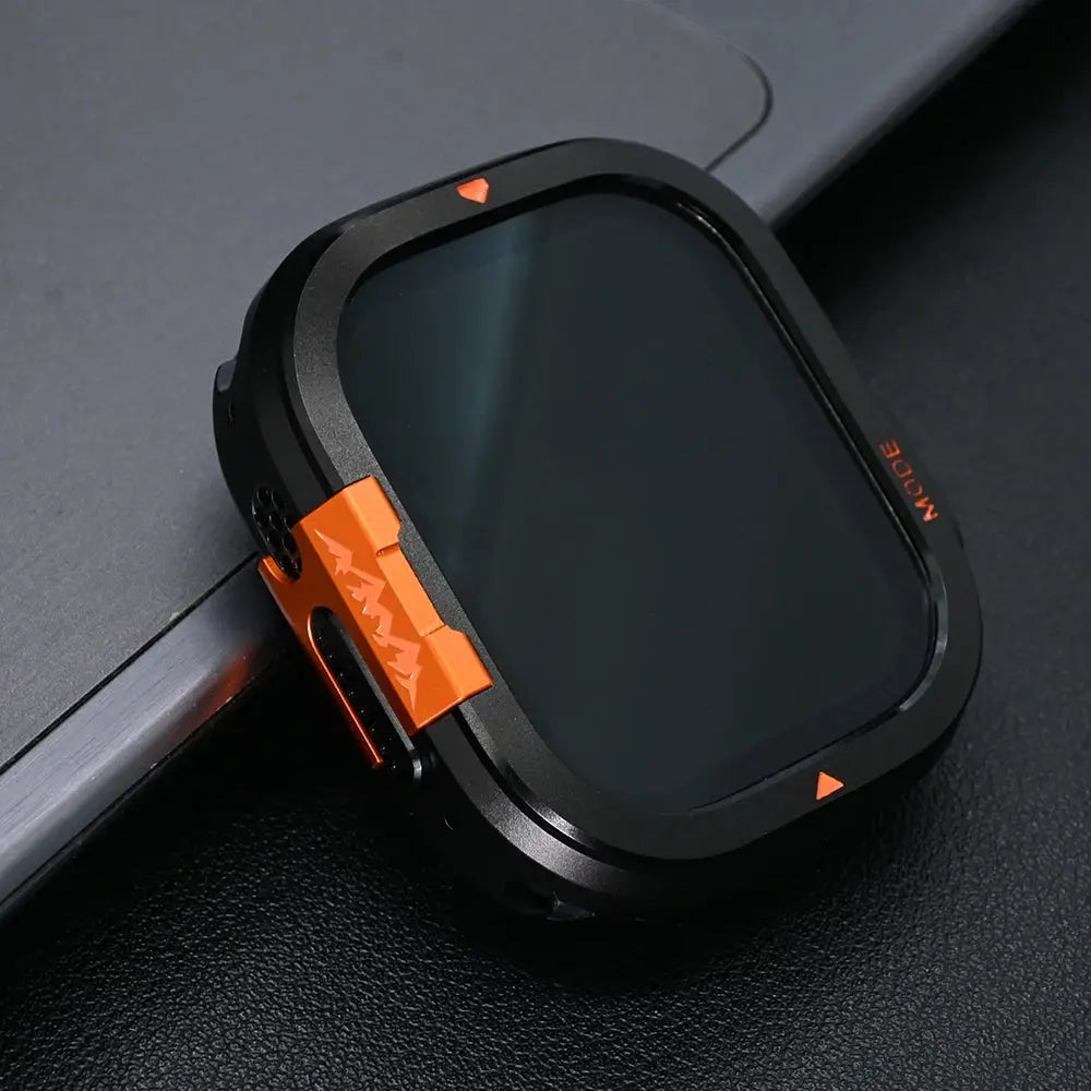 Coque de protection au design en titane pour Apple Watch Series 11 10 Ultra 4 3 2 1, protection 46mm 49mm | Sulvida