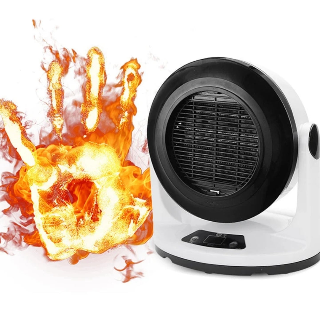Compacte Elektrische Kachel 1000W met Afstandsbediening Timer Keramische Verwarmer voor Kantoor en Thuiswerken | Sulvida