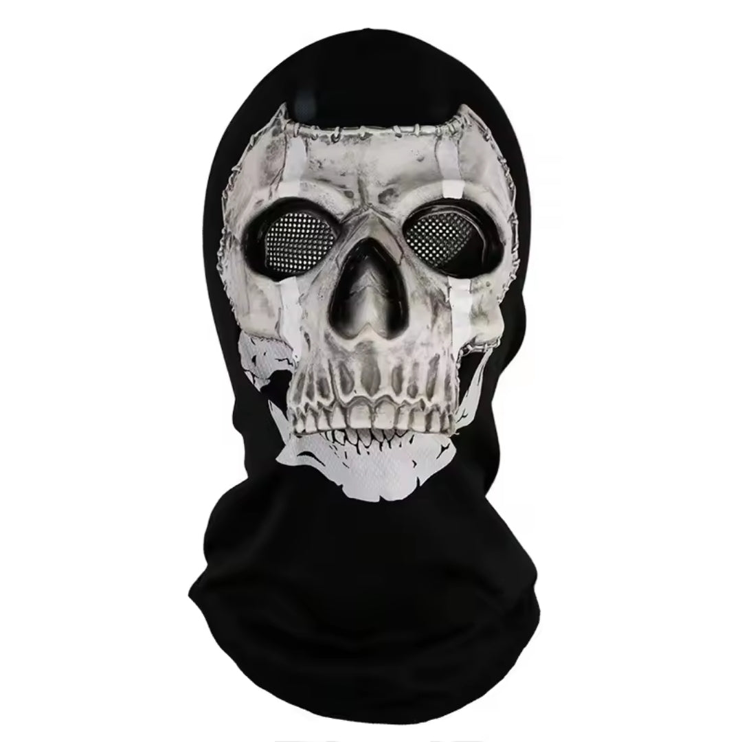Schedel Masker Horror Latex Volwassenen Griezelig Mysterieus Cosplay Feestmasker Unisex Zwart Wit Halloween | Sulvida
