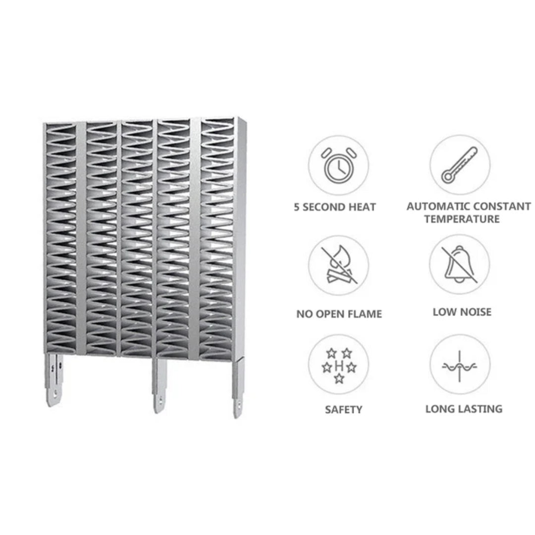 Compacte Elektrische Kachel 300W Bureau Verwarming PTC Technologie Stil Gebruik Automatische Beveiliging | Sulvida